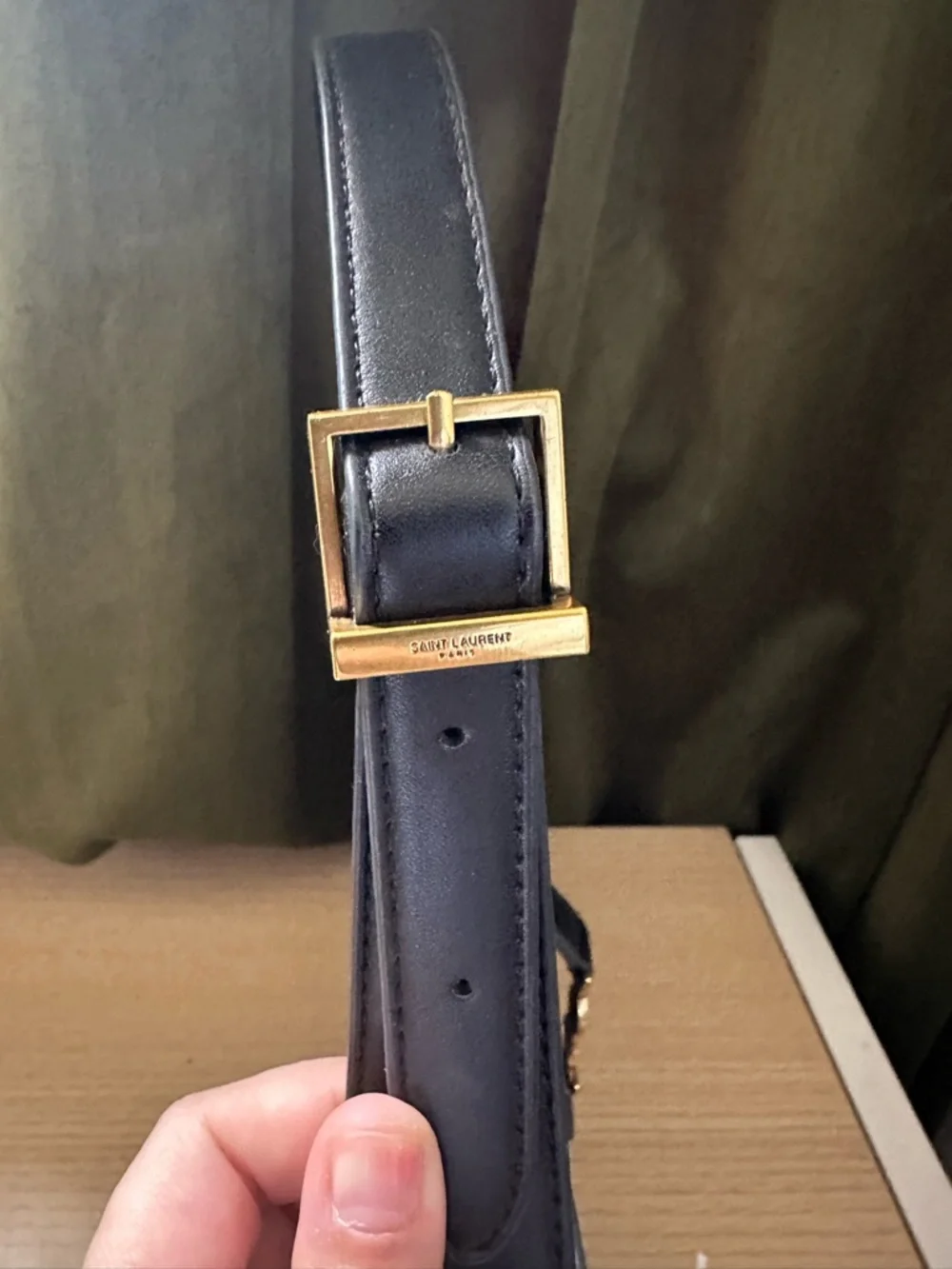 YSL LE 5 À 7 BLACK HOBO PURSE - Picture 3 of 9